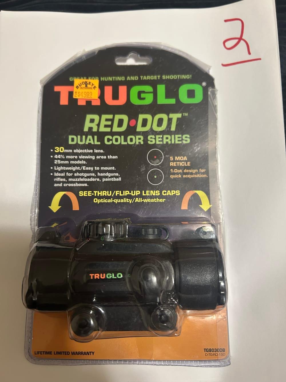 Scope. True Glow. Red  Dot scope. New 